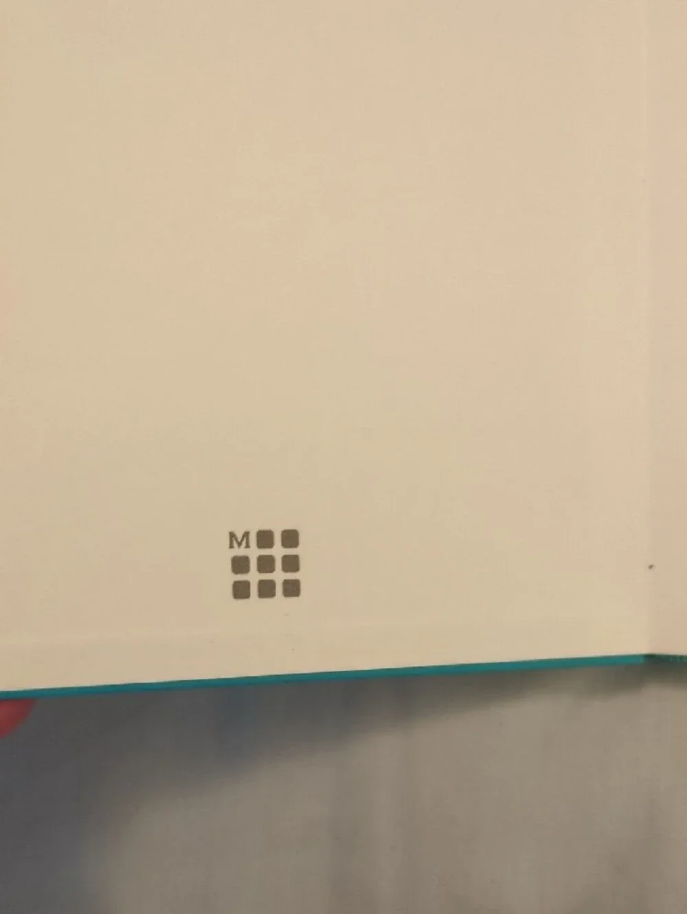 Moleskine Turquoise Hardcover Notebook